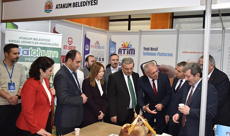 OKAF 2026'da Atakum Belediyesi standına yoğun ilgil