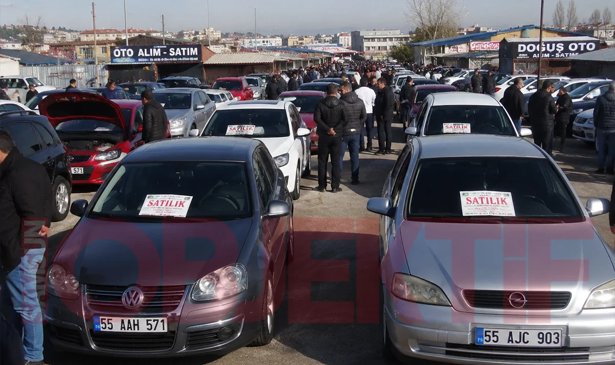 Samsun’da ikinci el araç piyasasında fren! Alıcı da satıcı da beklemede
